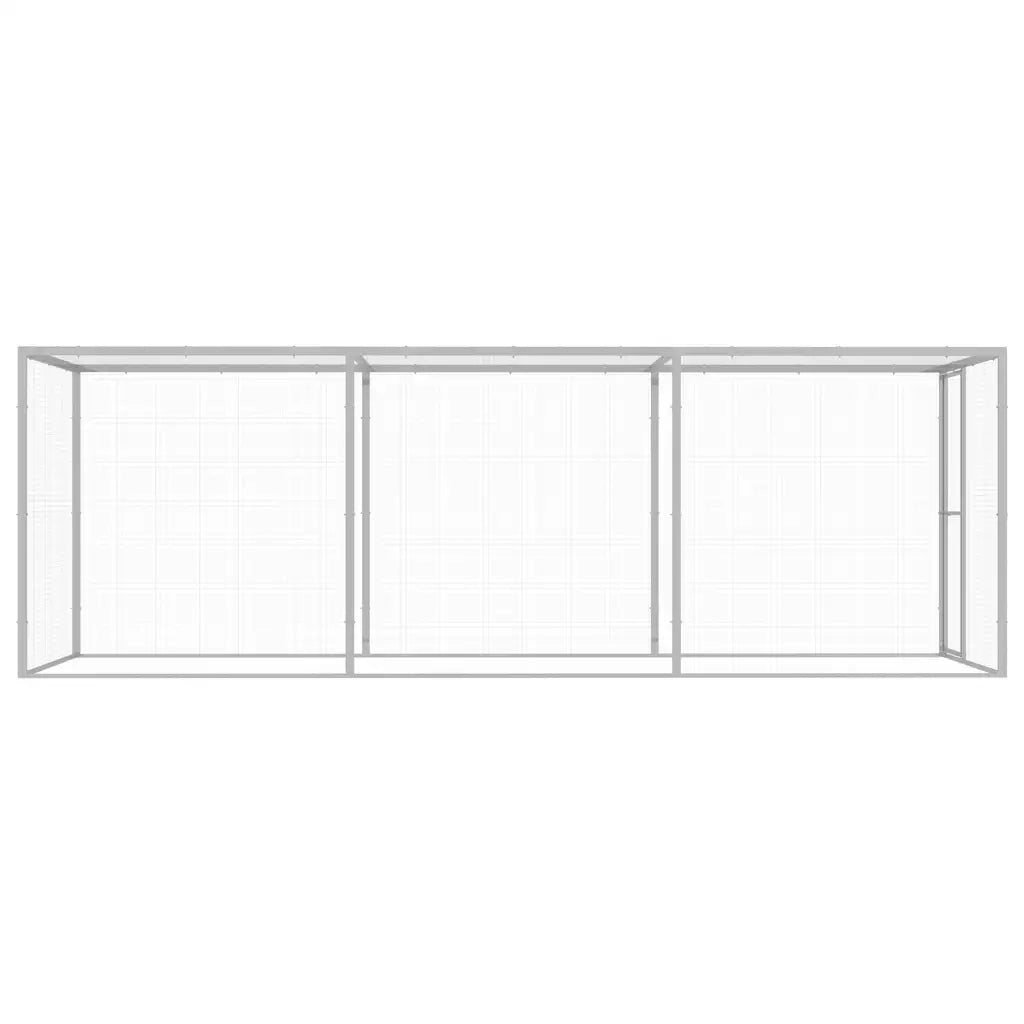 Gabbia per Gatti 4,5x1,5x1,5 m in Acciaio Zincatocod mxl 130243