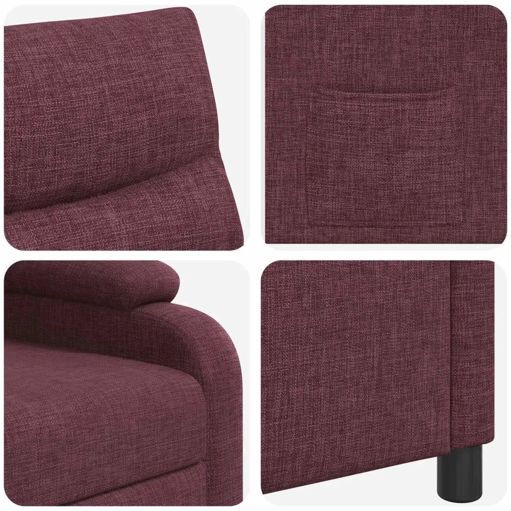 Divano Sedia-Poltrona reclinabile Viola Tessuto 184858