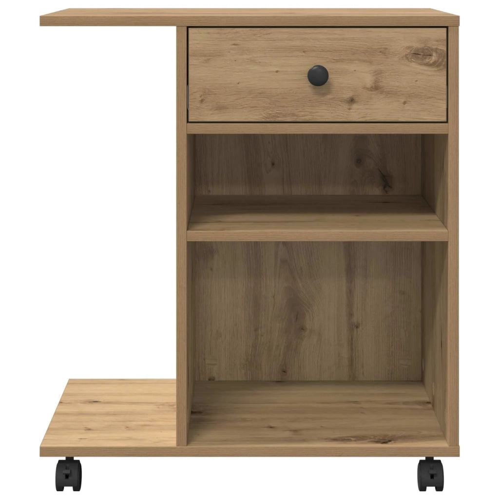 Supporto per Stampante Rovere Artigianale 60 x 40 x 68.5 cm