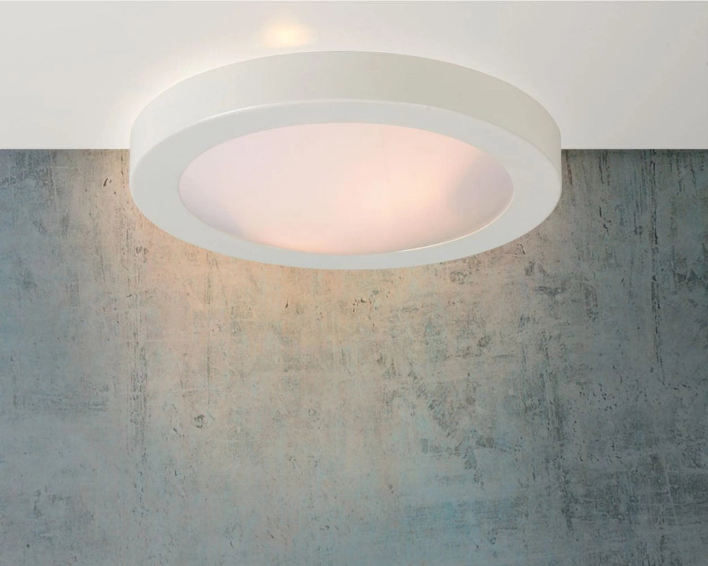 Lucide plafoniera bagno Fresh bianca 35cm IP44 2xE27