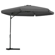 Ombrellone arredo giardino esterno con palo in acciaio 300 x 250 cm antracite 02_0008197
