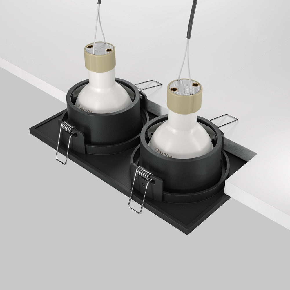 Faretto incasso soffitto Maytoni Zoom 2xGU10 IP65 nero
