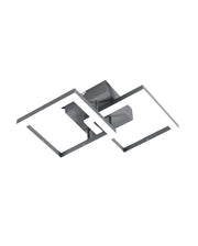 Plafoniera BARD a led moderna 21W antracite 3394-28-282 Fabas Luce