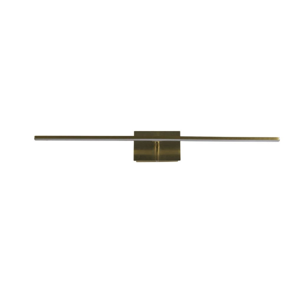 Applique a LED Amalfi IP44, metallo ottone satinato