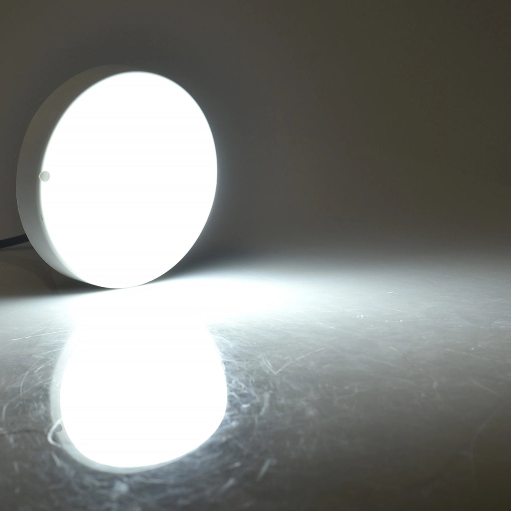 APPLIQUE LAMPADA LED DA PARETE TONDA CON SENSORE DI MOVIMENTO 9W LUCE FREDDA 6500K° IP56 - ILLUMINAZIONE RISPARMIO ENERGETICO