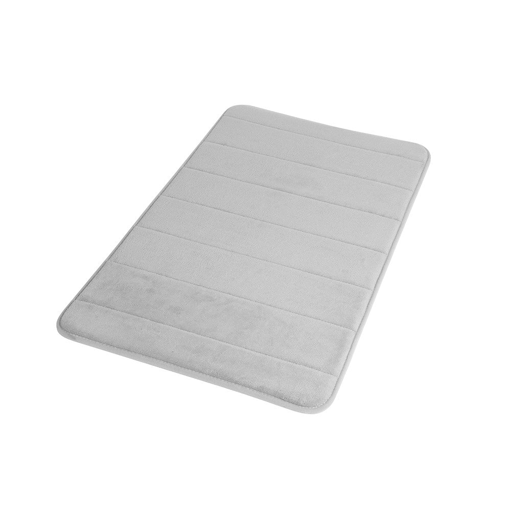 Tappeto memory foam grigio chiaro 40x60 cm