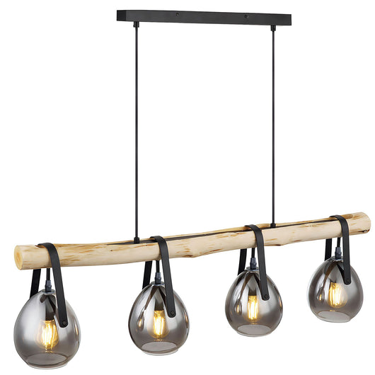 Lampada APP1775-4CP Wood Grey
