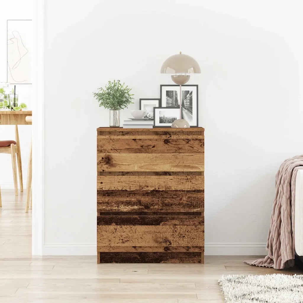 Credenza Legno Antico 60x35x76 cm in Legno Multistrato 862491