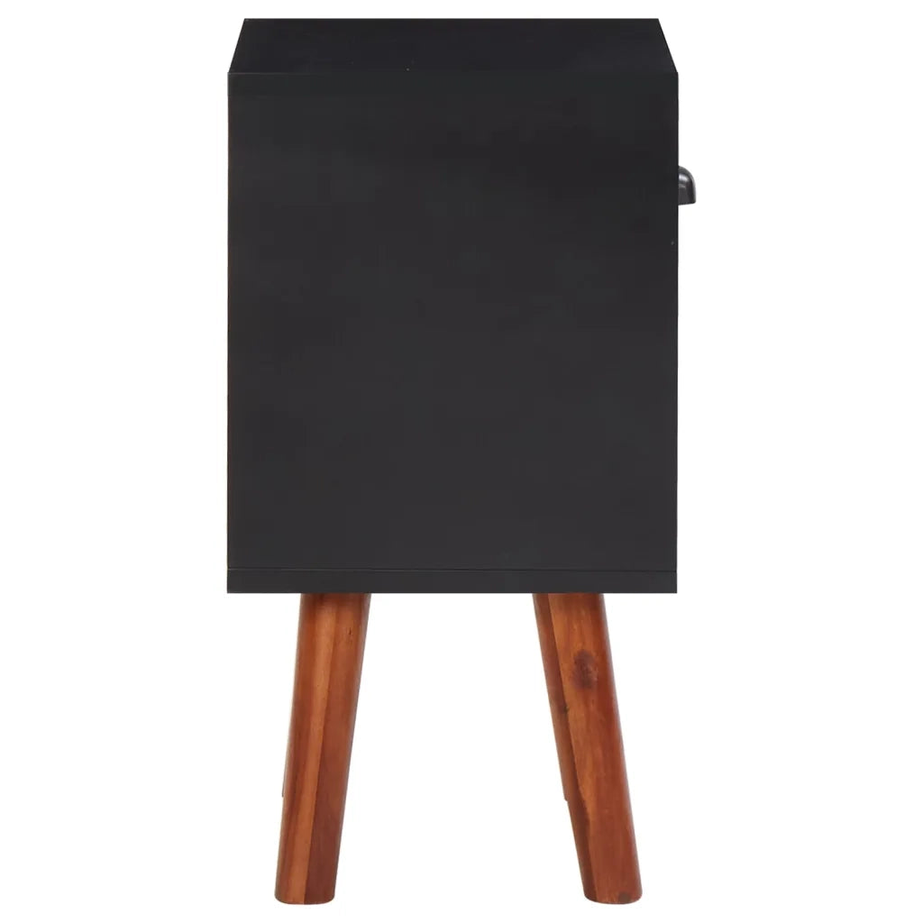 Comodino in Massello Acacia 40x30x57 cm 243176