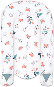 Babypiuma di Viaggio in Cotone 100% Anti-Allergico - Nido per Bambini \ Nido Caldo per Bambini