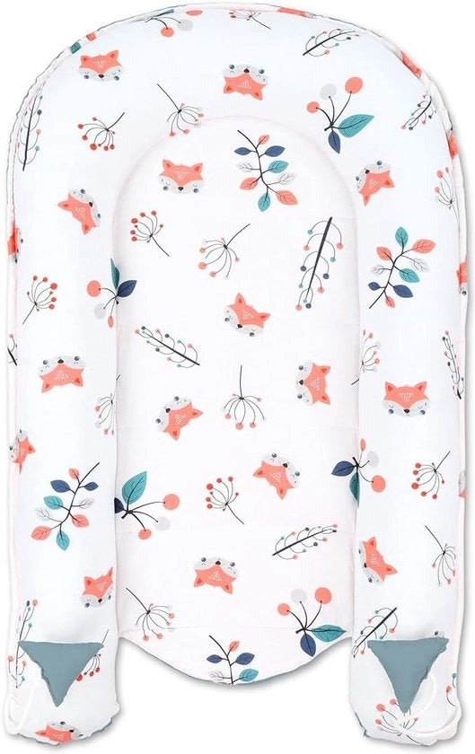 Babypiuma di Viaggio in Cotone 100% Anti-Allergico - Nido per Bambini \ Nido Caldo per Bambini