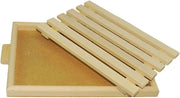 Tagliere per Pane con Raccoglibriciole in Legno di Faggio 38 x 24 x 2,5 cm
