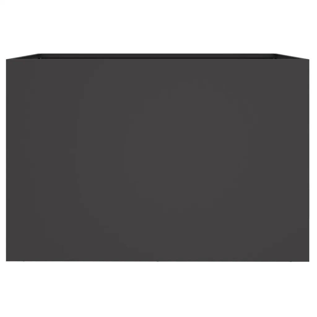 Fioriera Nera 62x30x29 cm in Acciaio 841595