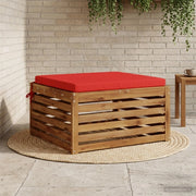 Cuscino per Sedia in Unico Pezzo SOEST 100% Poliestere Rosso 945041