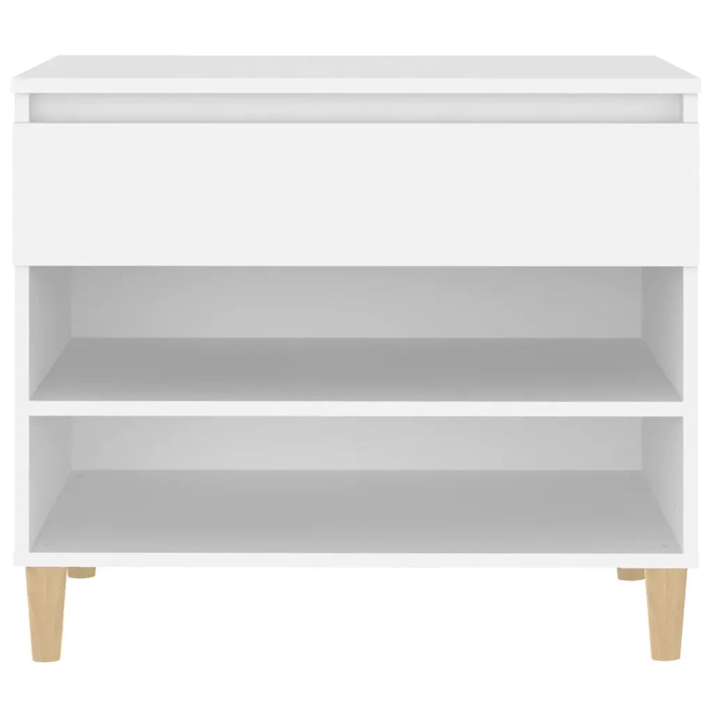 Scarpiera Bianca 70x36x60 cm in Legno Multistrato cod mxl 46522