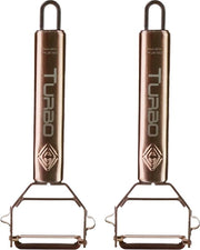 Schiller per turbina, schiller a doppia velocità, acciaio inossidabile, rosso per verdure e frutta, funzione reversibile con pendolo per mani destre e sinistre, 2 pezzi