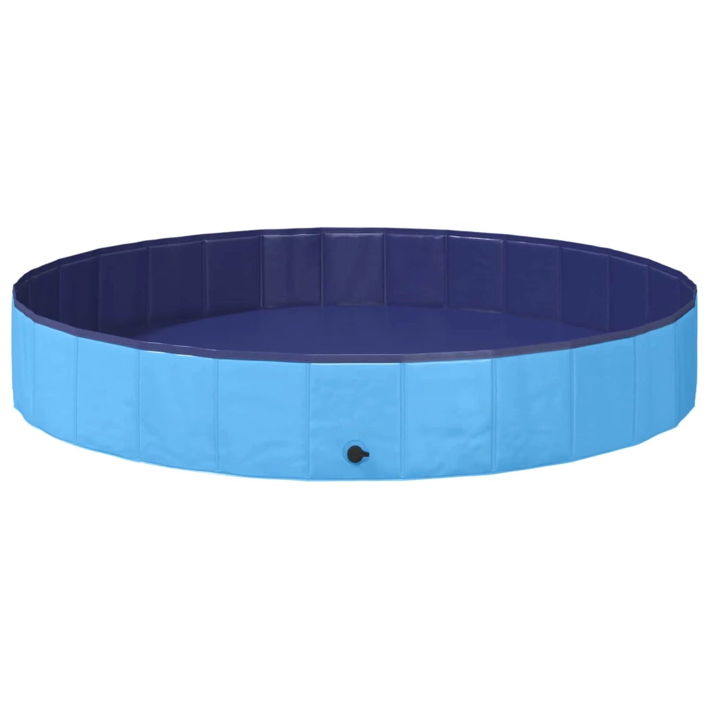 Piscina per Cani Blu Ø200 x 30 cm PVC Spesso 42028267