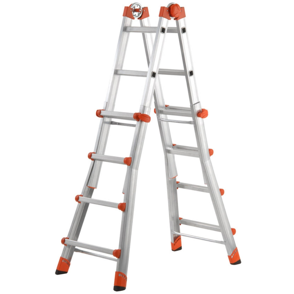 Scala professionale telescopica 4+4 multifunzione pieghevole regolabile en131-4