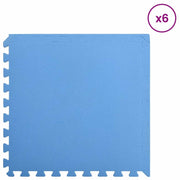 Tappetino per piscina 6 pz Blu 2,16 ©O Schiuma EVA CFW9026687