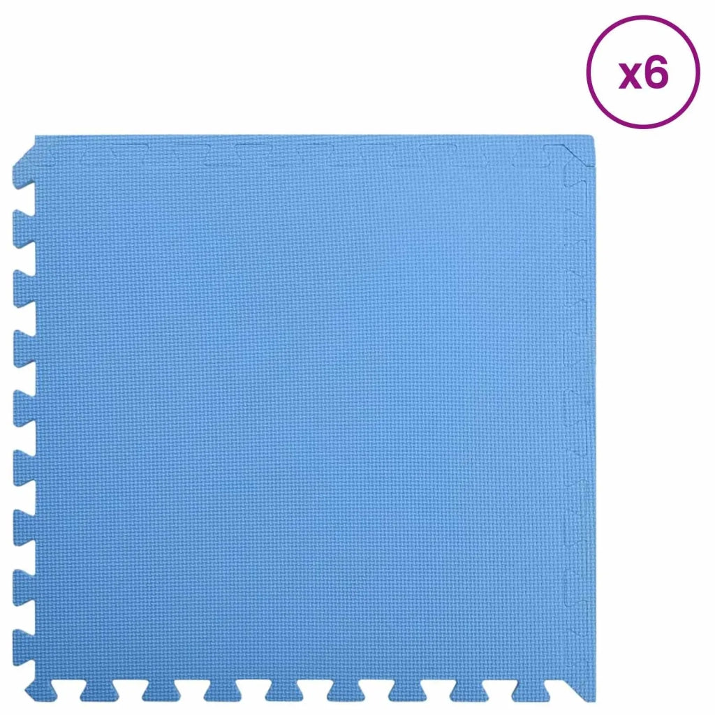 Tappetino per piscina 6 pz Blu 2,16 ©O Schiuma EVA CFW9026687