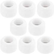 Ruote per skateboard - Poliuretano - CNC - Professionali - Mini - in legno - 7.5x5.2mm - 8 pezzi - Bianco/Nero