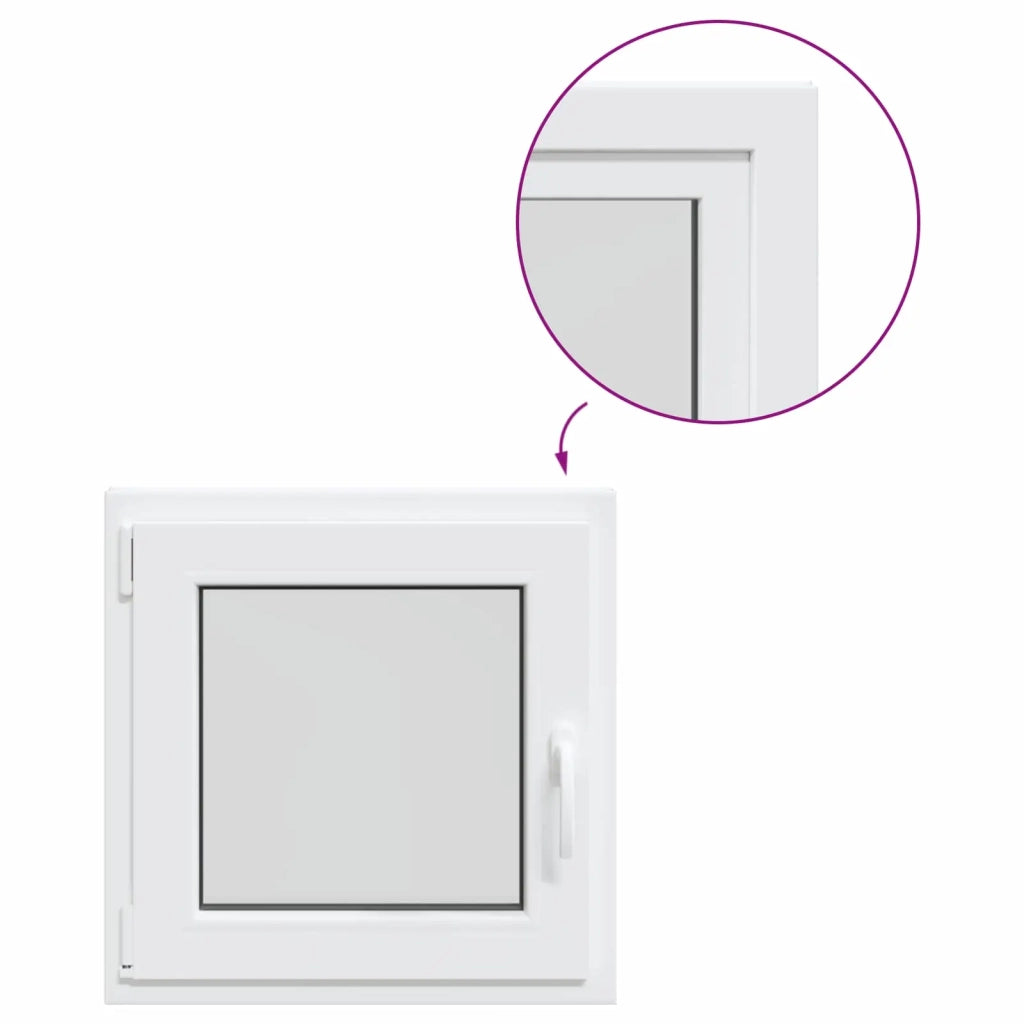Finestra per Soffitta RISOR 60 x 60 cm PVC e Vetro Bianco CFW2298492