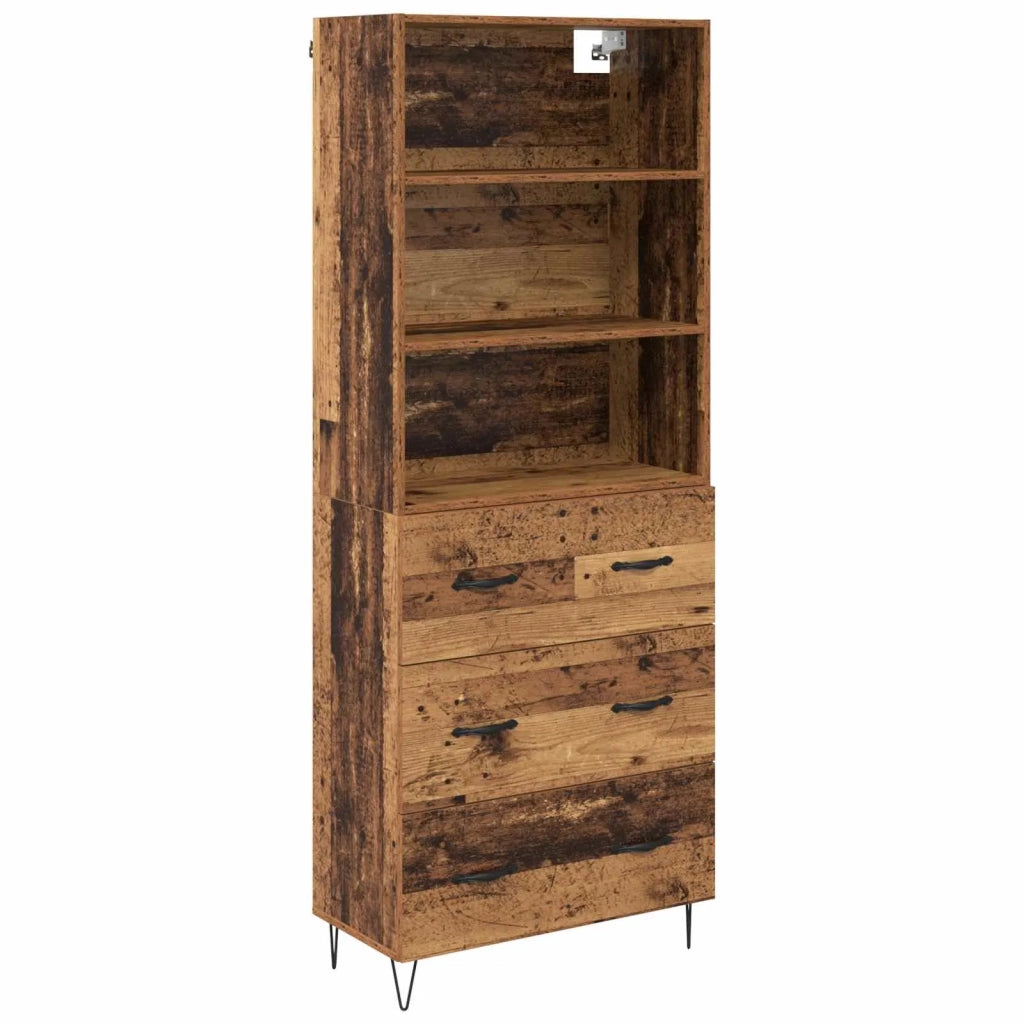 Credenza con cassetto 2 pcs Legno vecchio Legno multistrato 3415702