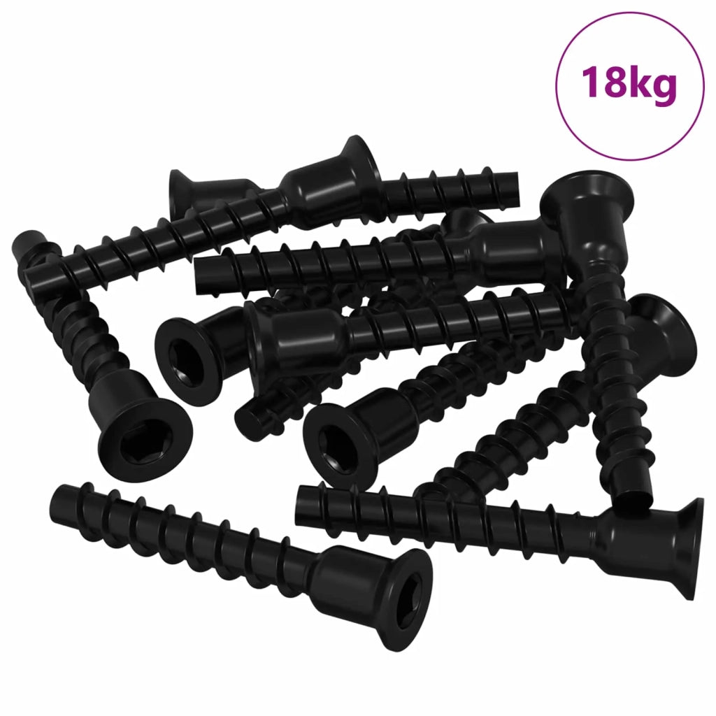 Vite a testa esagonale 3072 pz Nero 7 x 40 mm Ferro CFW8006248