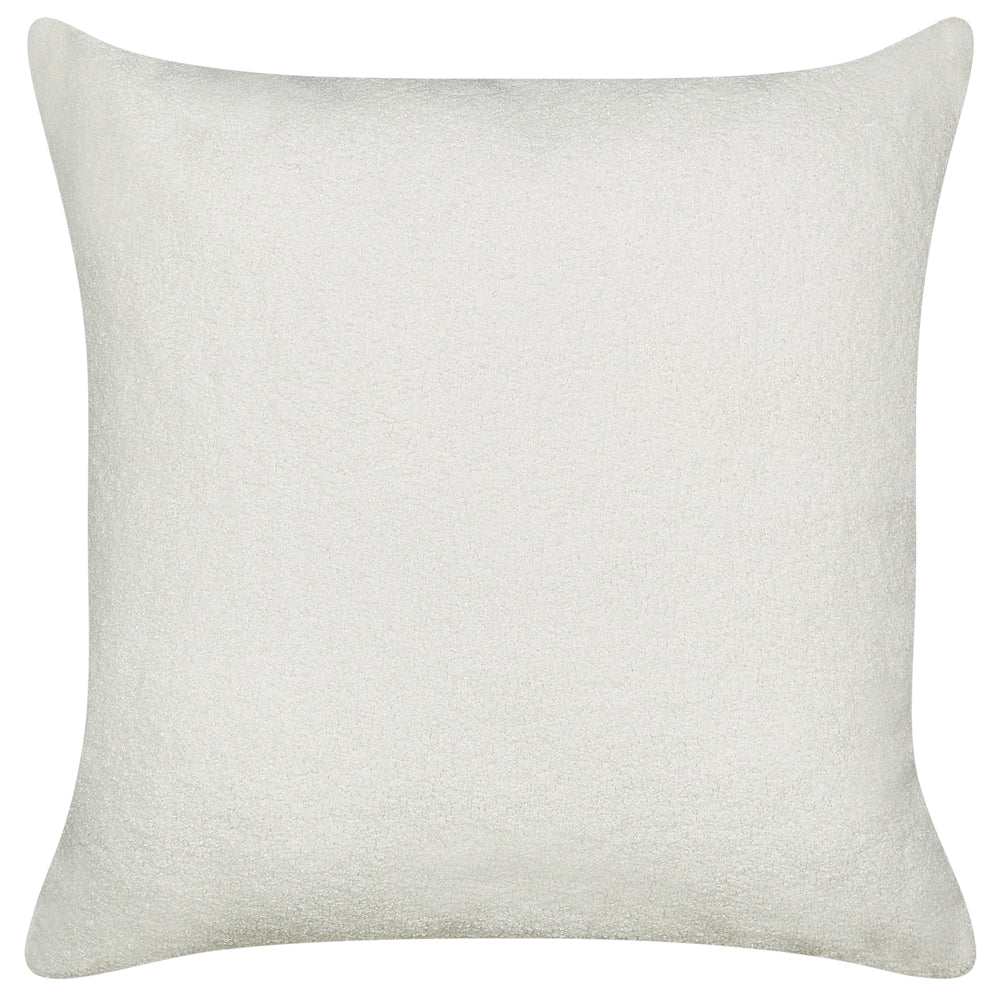Set di 2 cuscini decorativi Bianco Boucle 60 x 60 cm fodera rimovibile con cerniera Accessori decorativi Boho