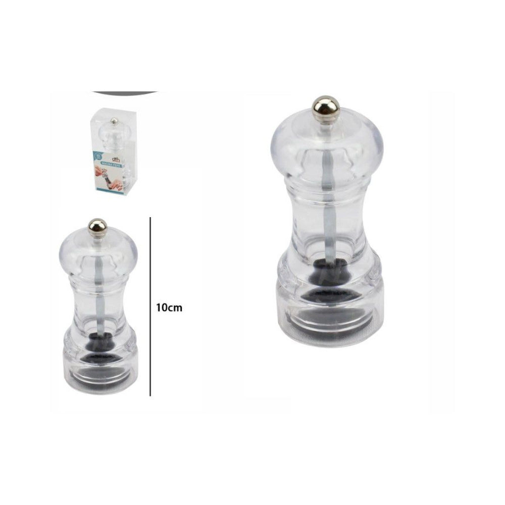 Trade Shop - Macina Sale Pepe Grosso Macinatore Trasparente Macinina Trita Sminuzza Cucina -