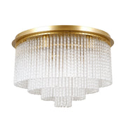 Lampada da soffitto Naute 9xE14 oro vetro Italux