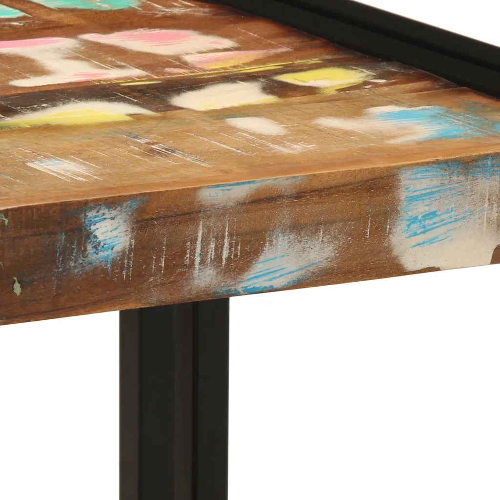 Tavolino da salotto 40 x 40 x 38 cm Legno Recuperato Massello 4102726