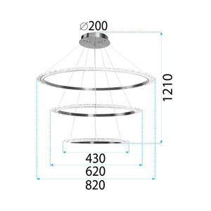 Lampada APP1609-3C Gold