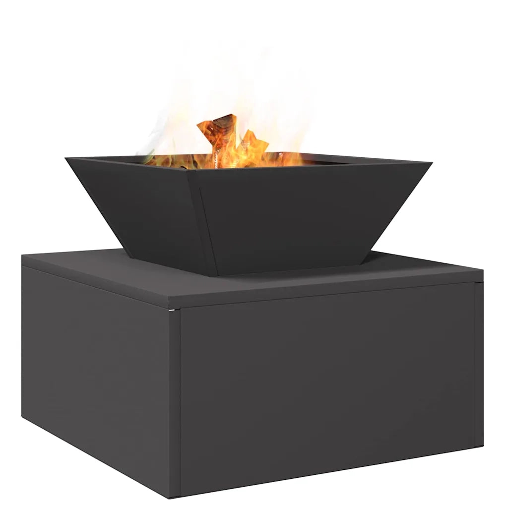 Focolare Nero 50 x 50 x 40 cm Acciaio 874583