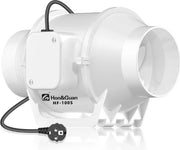 Ventilatore per tubo - 100mm - Ventilatore per tubo - Ventilatore per la doccia - Ventilatori per la doccia - Ventilatore per tubo silenzioso