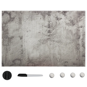 Lavagna Magnetica a Parete in Vetro 50x30 cmcod mxl 106783