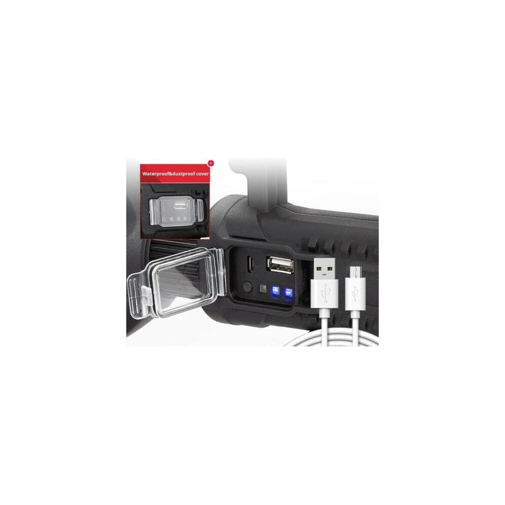 Trade Shop - Luce Lampada Torcia Raggio Lungo 300+ Metri 150w Pesca Caccia Monti Coba Cb-t300 -