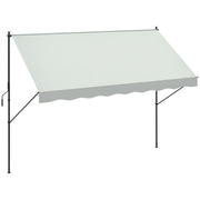 Toldo Retrattile Manuale per Balcone ¨C zephmum ¨C 300x175x210-310 cm Colore Crema