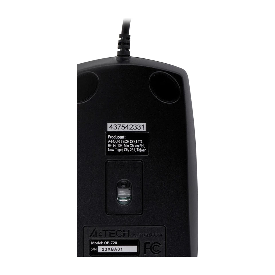 Mouse USB Type-A ottico A4Tech OP-720 800 DPI