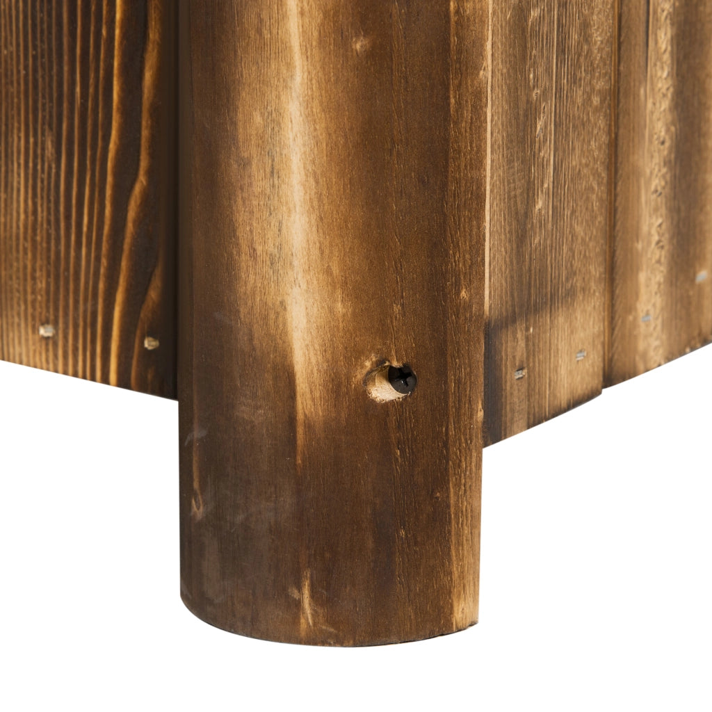Fioriera Rettangolare ¨C zephmum ¨C 70x35x30 cm Legno Naturale