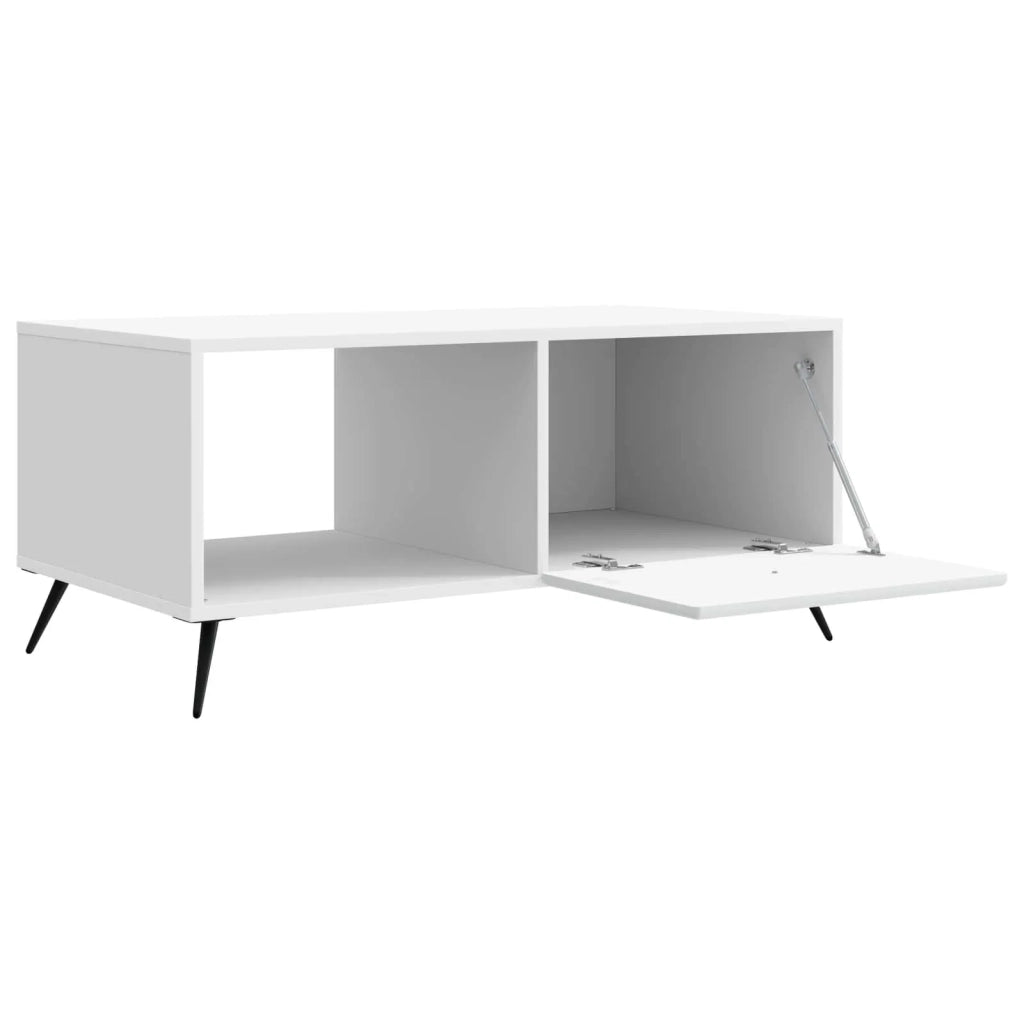 Tavolino da salotto Bianco 90 x 50 x 40 cm Legno ingegnerizzato 895645