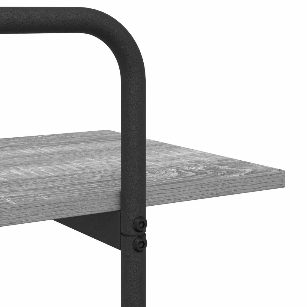 Libreria 3 livelli 100 x 35 x 105 cm PB Sonoma grigio 8007795