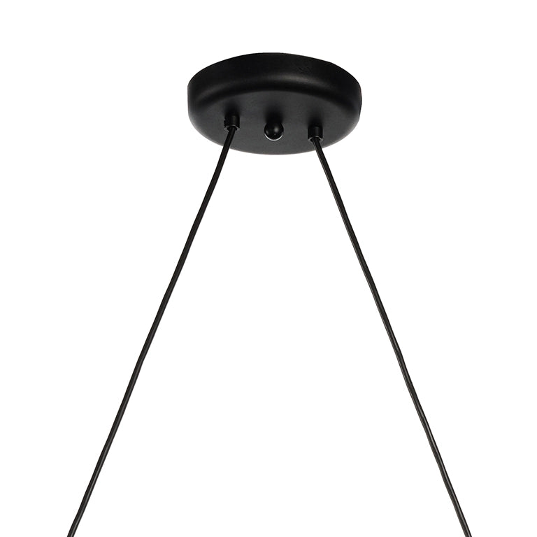 5016/2G - Lampadario In Sospensione Baldo 2 Luci Con Gabbiette
