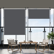 Tenda verticale da esterno con manovella; altezza regolabile 220-310 cm; antracite