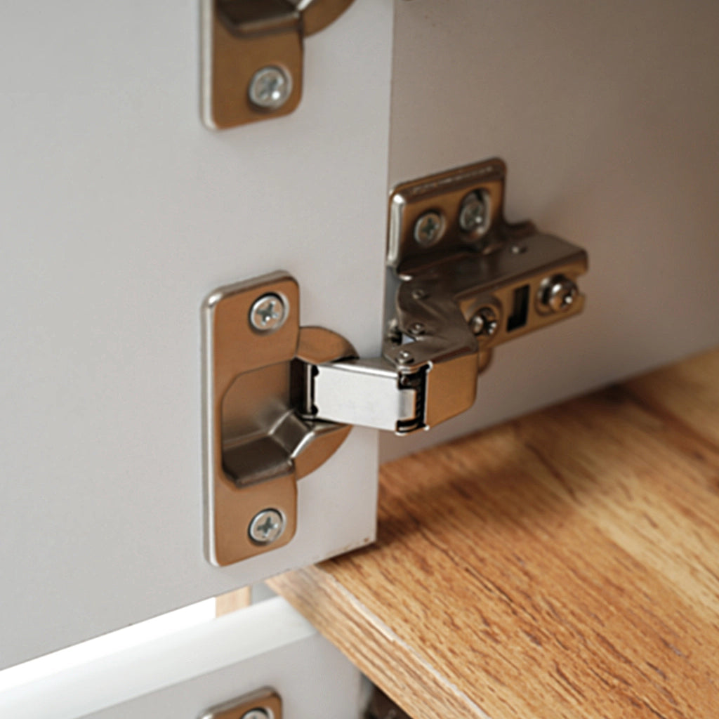 Mobile porta TV moderno con 4 vani e 4 ante in MDF bianco e legno per soggiorno 175 × 37 × 51 cm