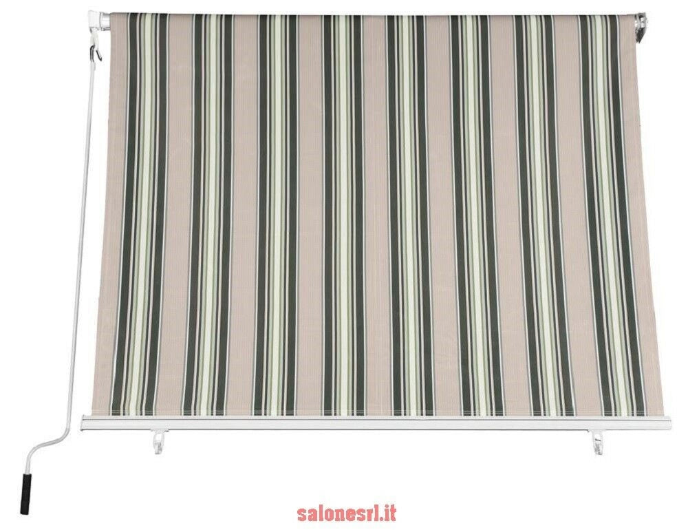 TENDA DA SOLE A CADUTA 300X250HCM VERDE/BEIGE