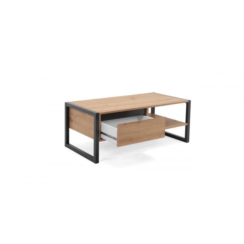 Tavolino da salotto Denver 55 L100xP55XH40 quercia antracite