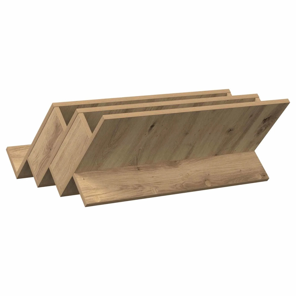 Scaffale per riviste Rovere artigianale 65 x 53 x 28,5 cm