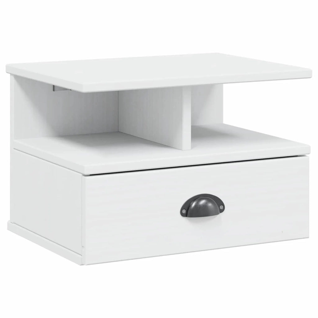 Armadio da Notte con cassetto HILL Bianco 40 x 31 x 27 cm 42025044