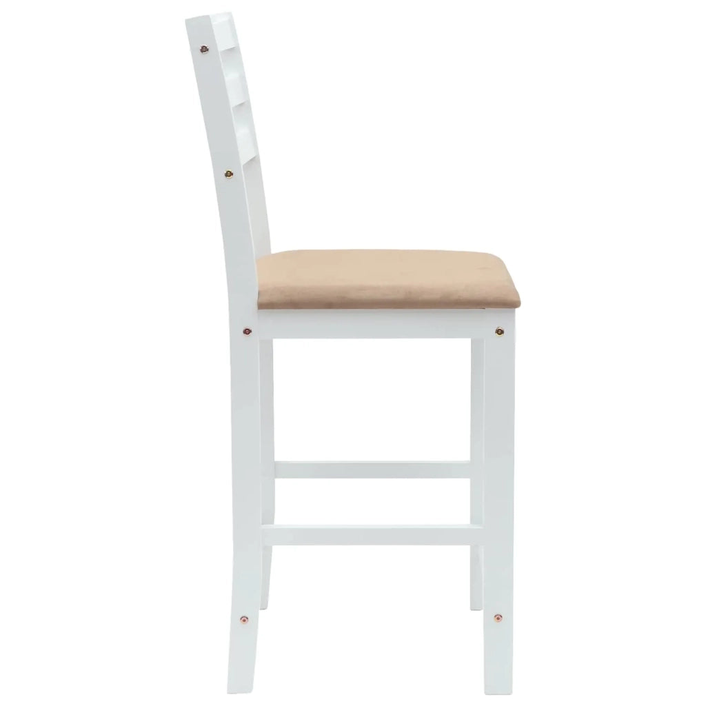 Sedie da pranzo 2 pcs Bianco 40 x 47,5 x 99,5 cm